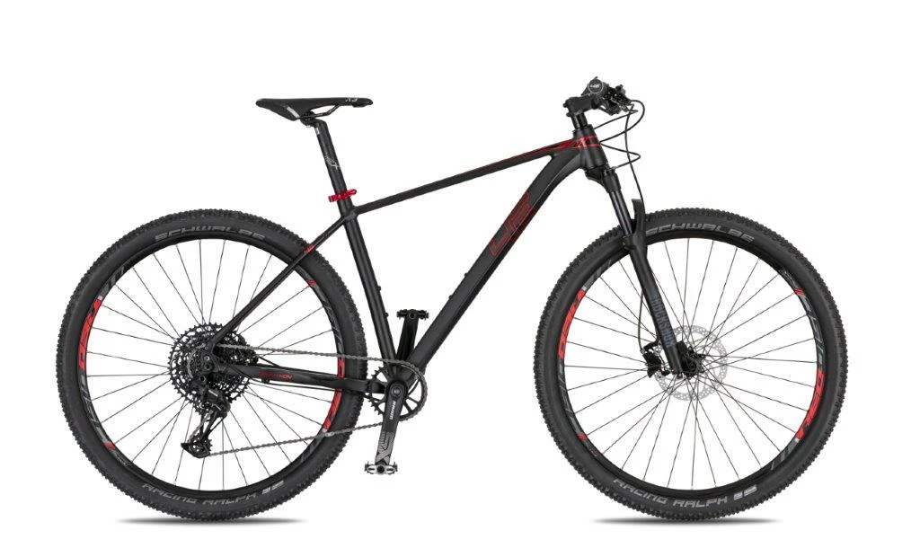 4EVER Bikes 4EVER SABATON 29" Sort/ Metal Rød