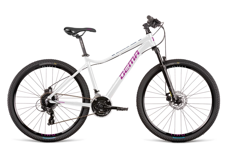 DEMA TIGRA 3 MTB 27,5" 24sp 16", Hvid/ Violet
