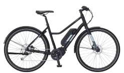 E-Fly PACE El Damecykel Med Centermotor - 9 Gear - Mat Sort