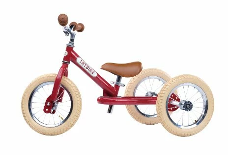 Trybike Balance / Løbecykel 3 Hjul Rød - Billede 3