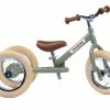 Trybike Balance / Løbecykel 3 Hjul Vintage Grøn