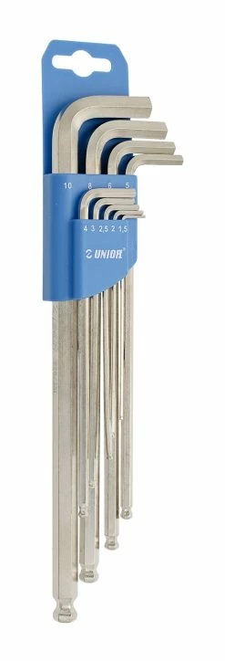 Unior Unbrakonøgle Sæt Med Kuglehoved 9 Dele