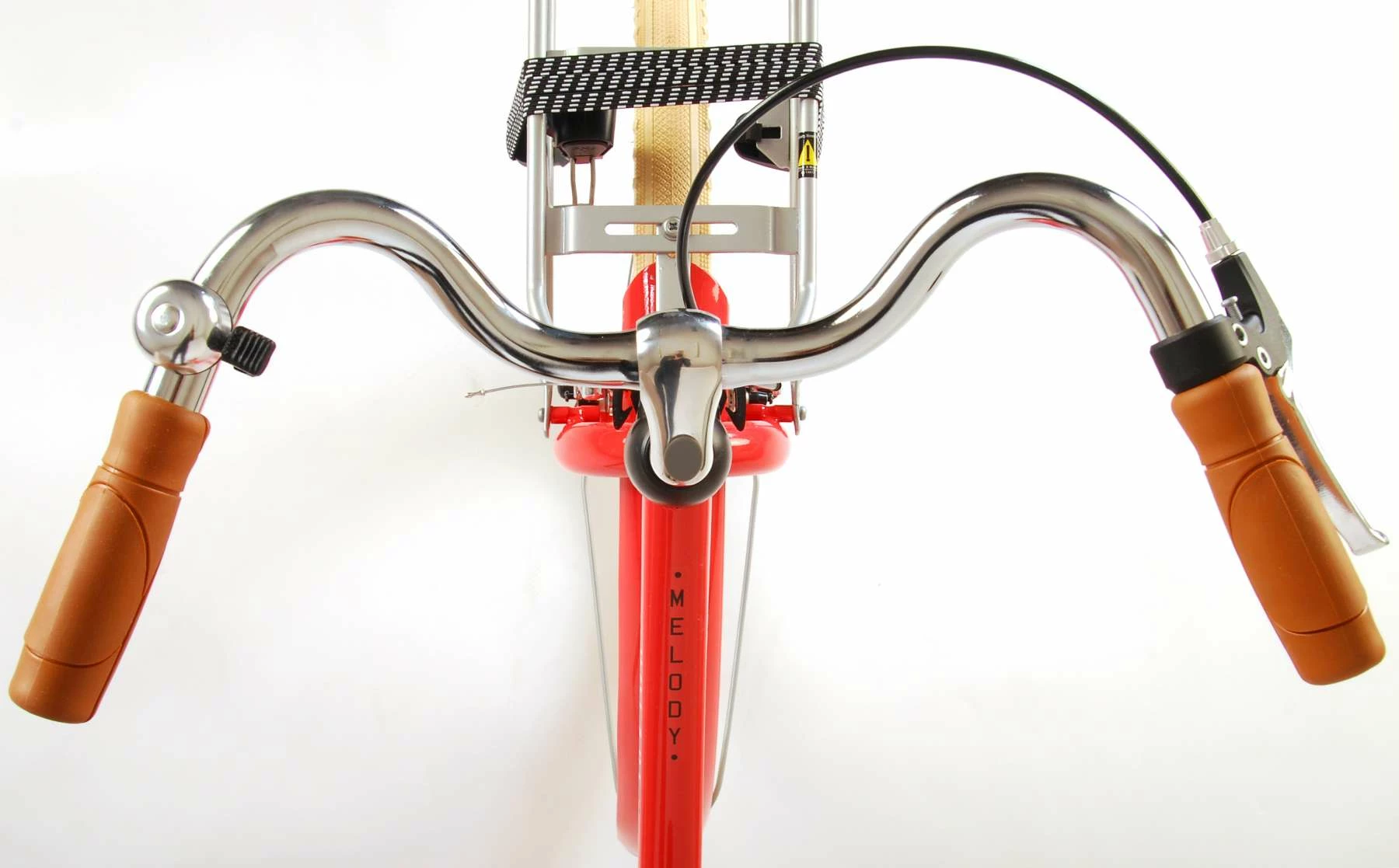 Volare Melody 24" Børnecykel Koral Rød - Billede 4