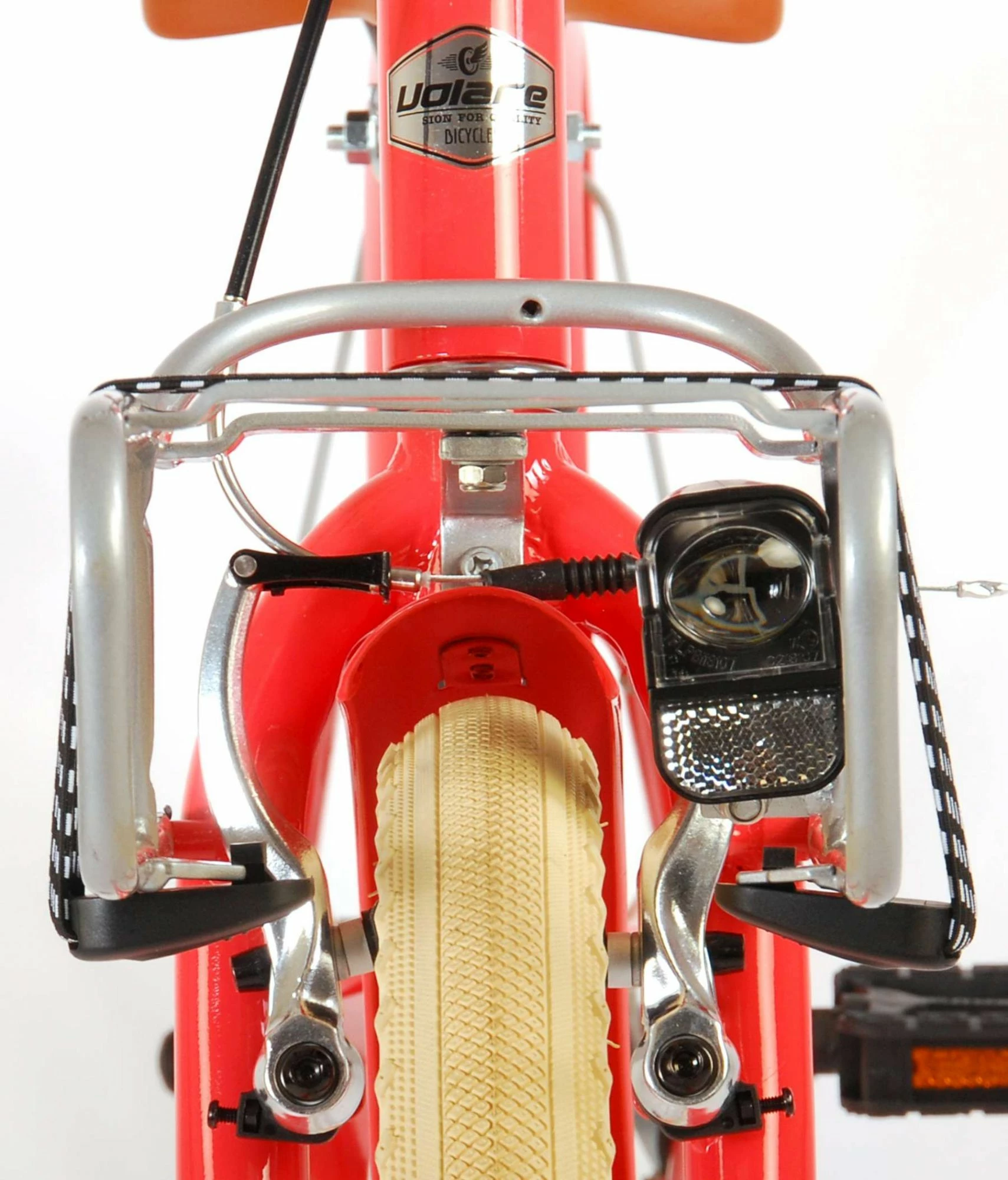 Volare Melody 24" Børnecykel Koral Rød - Billede 6