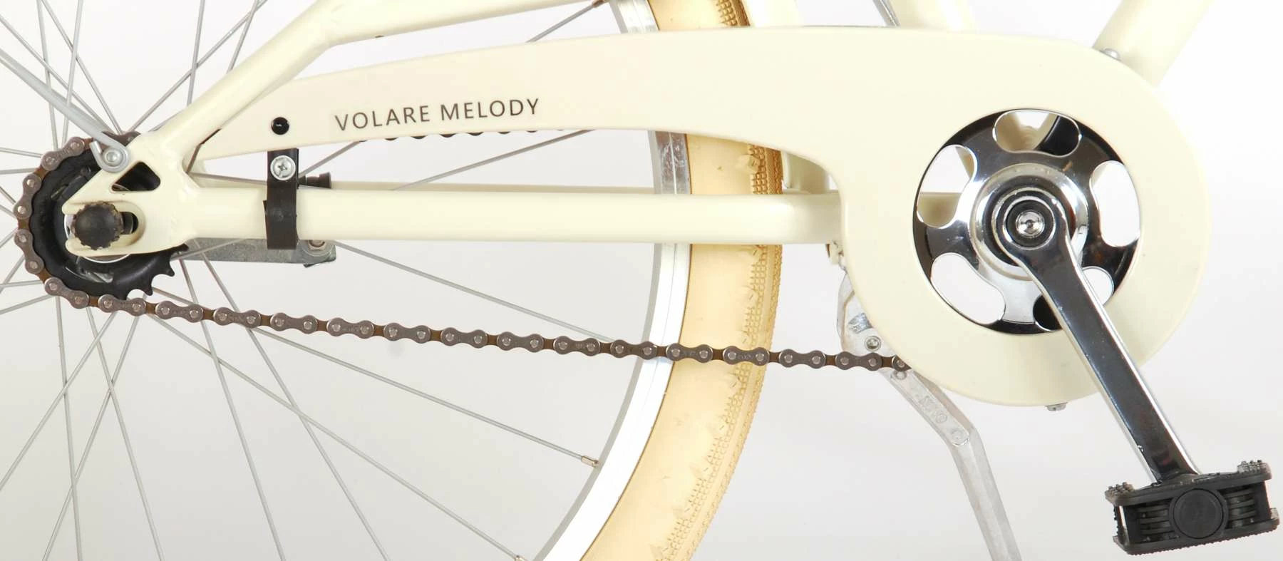 Volare Melody 24" Børnecykel Sandfarvet - Billede 2