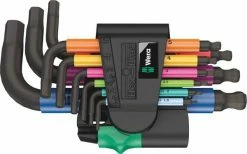 Wera 950/9 Unbrakonøgle Sæt Kompakt Multicolor